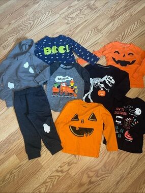 Toddler Boy Halloween Clothes Bundle
